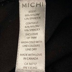 MICHI 3/4 black leggings sz S/P